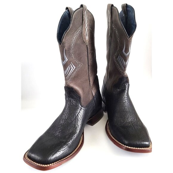Cody James Mens Blue Collection Western Boots Sq Toe Sz 12 D Black BBH4 NWOB main image 10